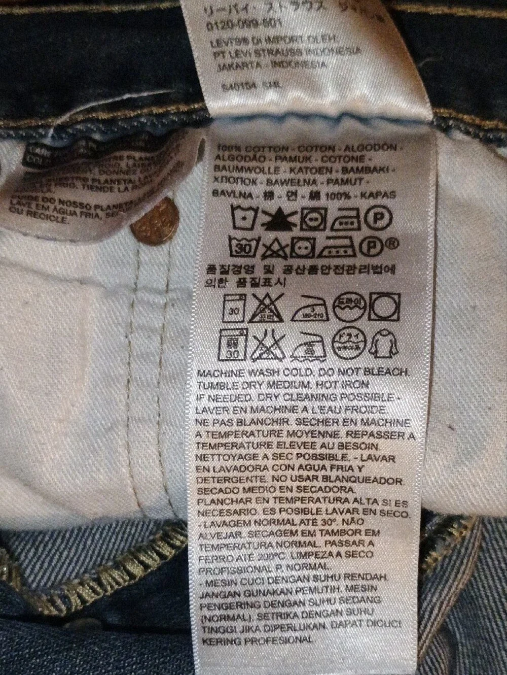 Levi's Men's Indigo Straight-Leg Jeans